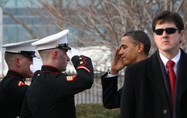 Alan McDonald with President Obama