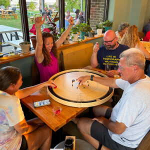 Crokinole at Blackbird